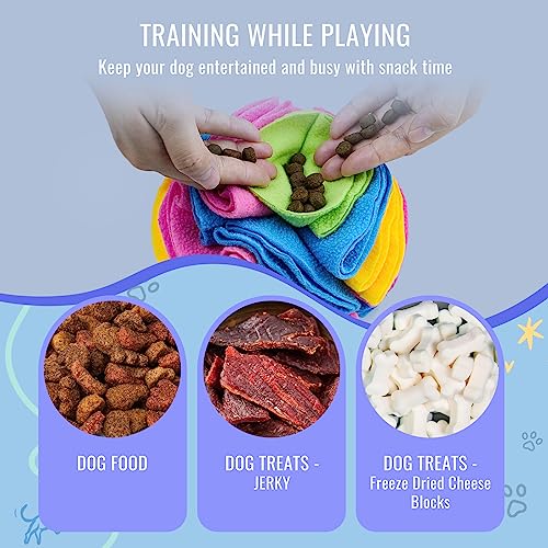 Pet Snuffle Ball (New rainbow color / 15cm)