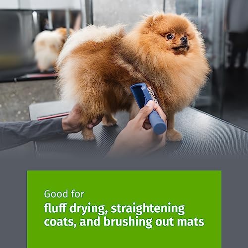Tuffer Than Tangles Slicker Brush for Dog Grooming with Long (Medium Size Soft Pins)