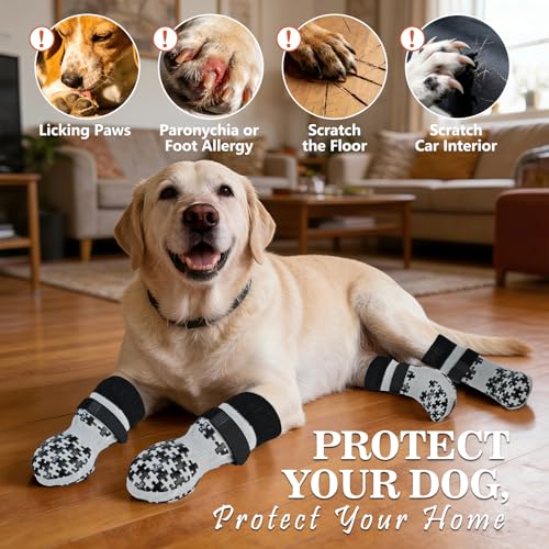 Dog Paw Socks (XS(Pack of 4))