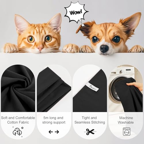 Pet Sling Carrier for Small Dogs and Cats (A-Black)