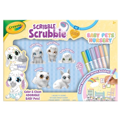 Scribble Scrubbie Baby Pets Nursery (Small / Baby Pets)
