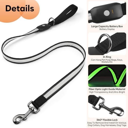 LED Dog Leash Ultra Bright (6 Ft)