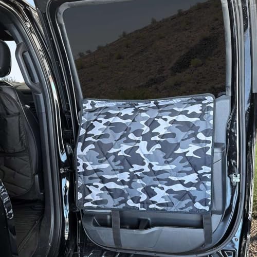 Heavy Duty Car Door Protector for Dogs (Camo / Large)