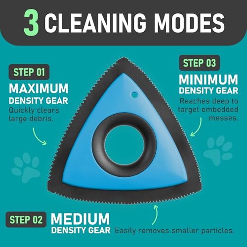 Pet Grooming Rake and Mini Pet Hair Remover Tool (D - Rake & Remover / Large)