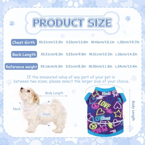 8 Pieces Dog Sweaters for Small Dog (Medium)
