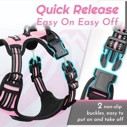 Dog Harness for Small Dogs (Small / Pink)