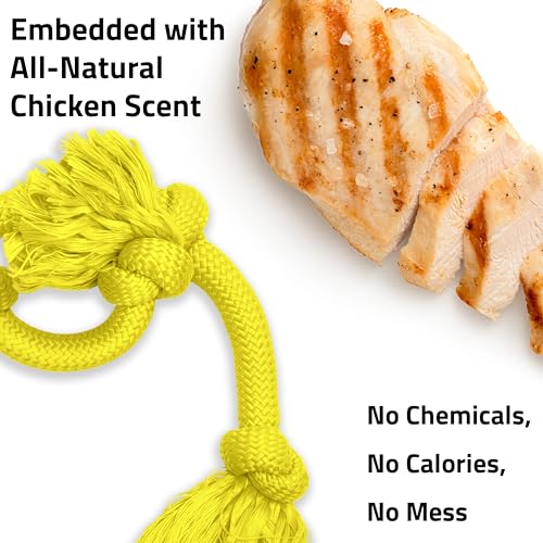 Tug Rope Dog Toys for Large Breed Dogs (Mega / Chicken)