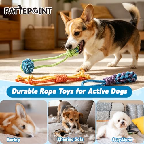 3Pcs Dog Rope Toys for Puppy (muti-3)
