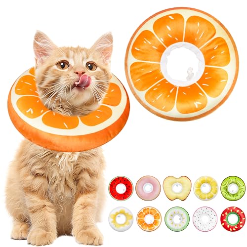 Cat Cone Collar Soft (Orange / Small)