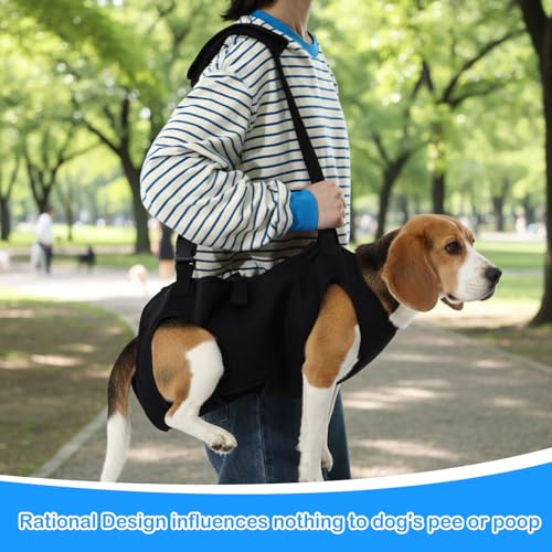 Dog Carry Sling Emergency Backpack Dog Lift Harness (S)