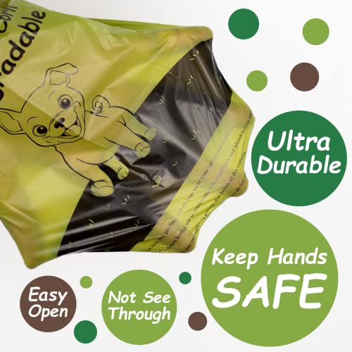 Poop Bags for Dog Waste (Deep Green / 1 Count (Pack of 1080))
