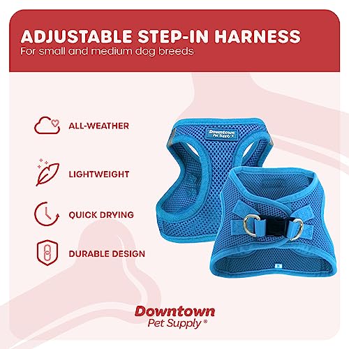 Step in Dog Harness for Small Dogs No Pull (Small / Cobalt)
