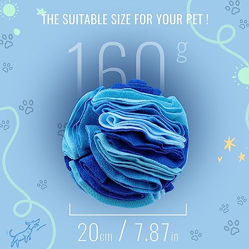 Pet Snuffle Ball (Ocean blue / 20cm)