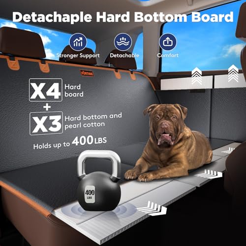 XL Back Seat Extender for Dogs (Black / For Full Size Truck /Full Size Suv)