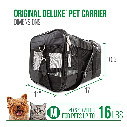 Original Deluxe Travel Pet Carrier (17.0"L x 11.0"W x 10.5"H)