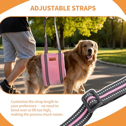 Dog Lift Harness for Large Dogs (X-Large (Pack of 1) / Pink)