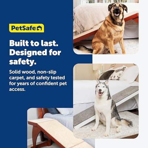 CozyUp Wooden Pet Bed Ramp (White / Ramp)