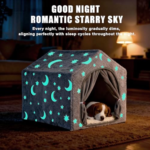Indoor Dog House (L (25"×25"×25") / Grey)