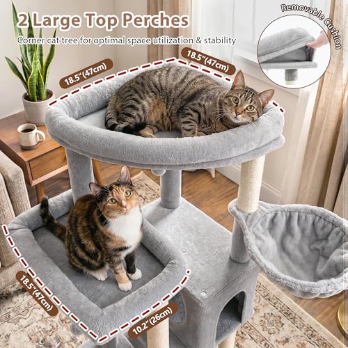 Cat Tree 78.7'' Cat Tower (78.7 inch / Light gray)