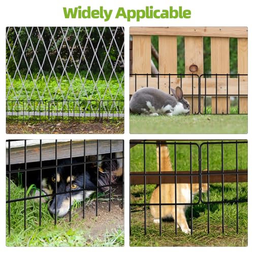 30Panels Garden Fence Animal Barrier (13inches（H）X 30ft（L）)