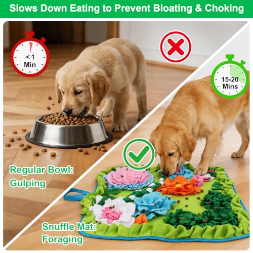 Snuffle Mat for Dogs (Lime)
