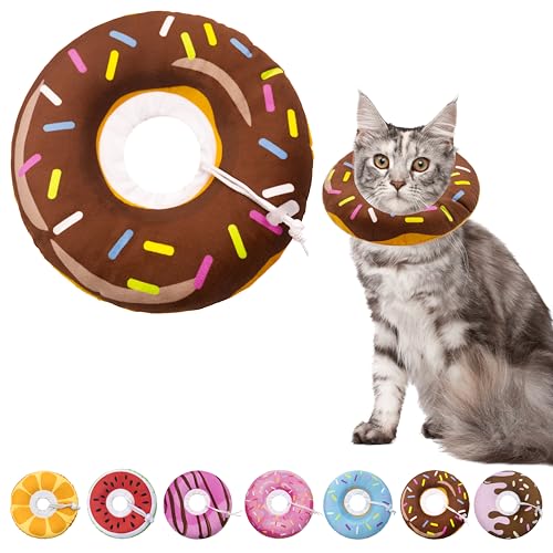 Cat Cone Collar Soft (Donut Brown / Medium)