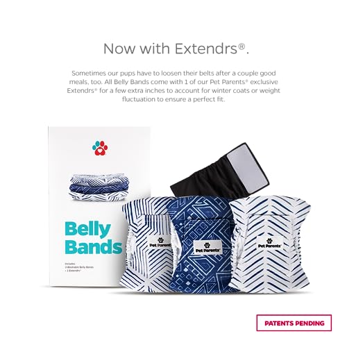 Washable Belly Bands for Male Dogs (Medium (16-20") / Kahuna)
