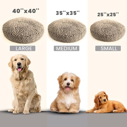 Cloud K 9 Bed for Dogs & Cats (Large (40''X40'') / Beige)