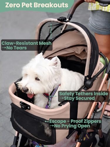 Small Dog Stroller (KHAKI)