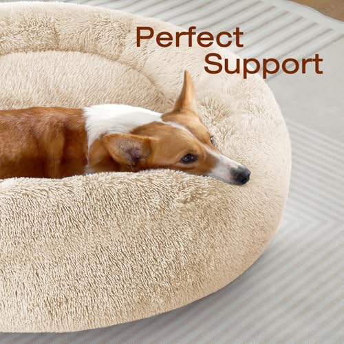 Dog Bed Calming Anti (36" / Off - White)