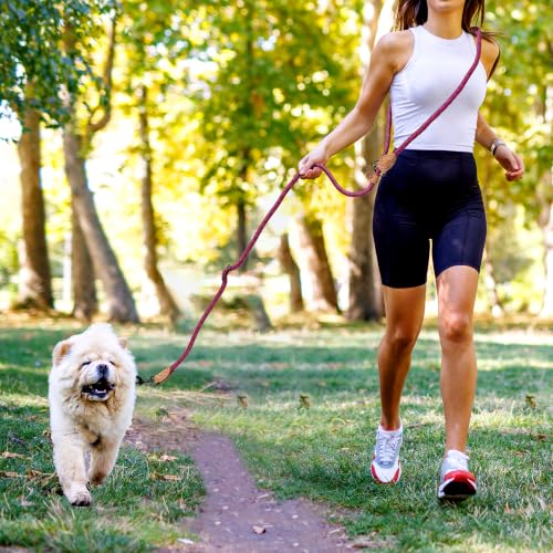 Hands Free Dog Leash (Pink / 7FT Hands Free)