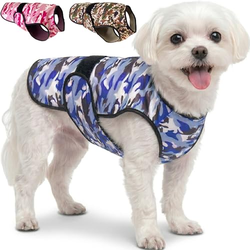 Dog Cooling Vest (Blue Camo / X-Small (Pack of 1))