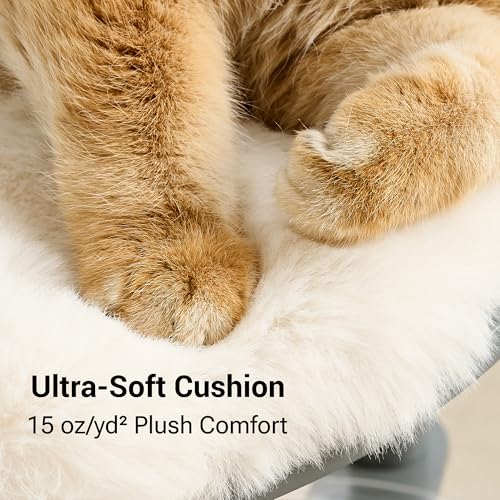 34" Modern Cat Tree Furniture for Indoor Small & Medium Cats (Dove Gray-34")
