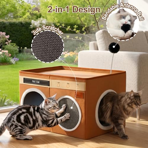 Retro Radio Cat House