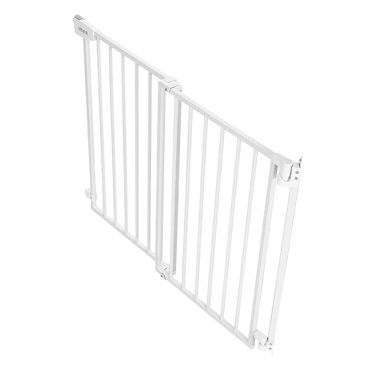 Pet Gate for Stairs (White / 29-43" Wide x 36" Tall)