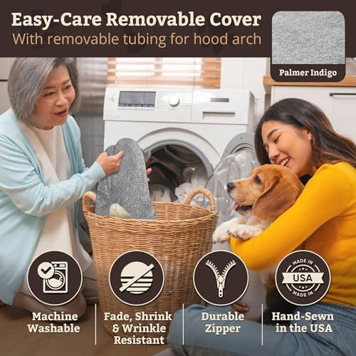 Cozy Cave Dog Bed (25.0"L x 25.0"W x 8.0"Th / Palmer Dove)