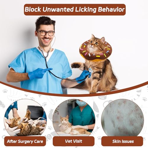Cat Cone Collar Soft (Donut Brown / Medium)