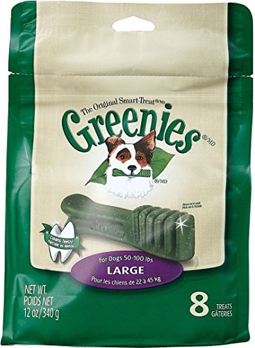 Large Natural Dental Dog Treats (8 Count (Pack of 1))