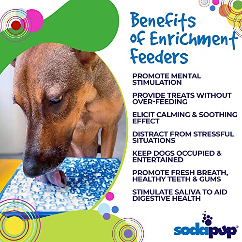 Jigsaw eMat Dog Lick Mat (Jigsaw Blue / Large)