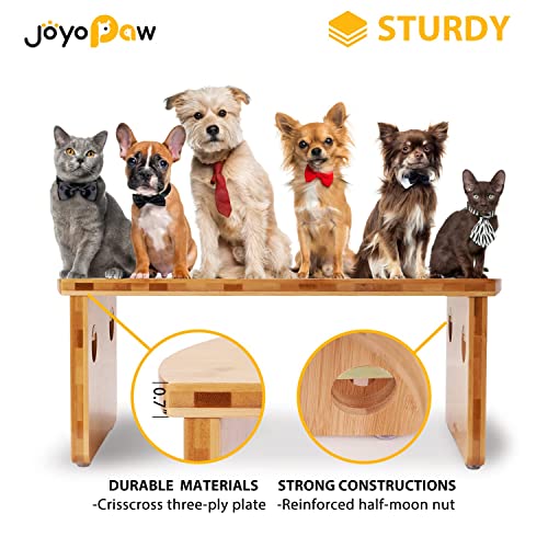 Elevated Dog Bowls (Natural / Small: 4'' Tall-20 oz Bowl)