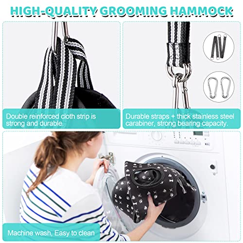 Pet Grooming Hammock Harness with Nail Clippers (XL)