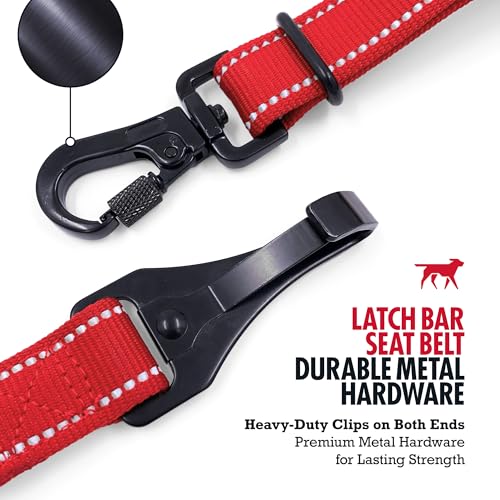 Dog Car Safety Belt (Red)