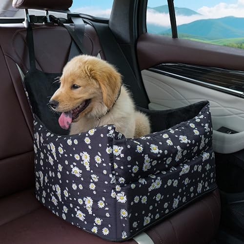 Dog Car Seat for Medium Dogs Up to 25 lbs (black 2)