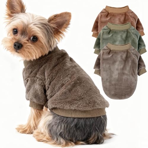 Dog Sweater 3 (Brown,Khaki,Olive / Large)