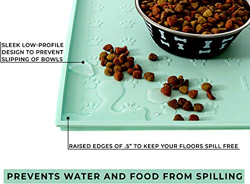 Food Mat Feeding Tray (Cool Mint)
