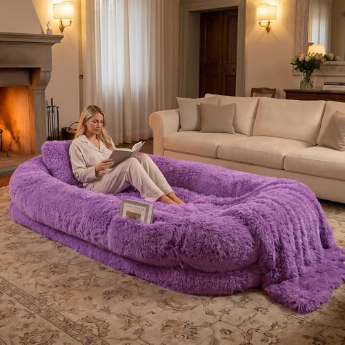 Human Dog Bed (Purple)