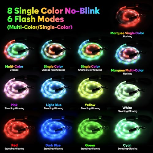 5Ft Light Up Dog Leash (5Ft)