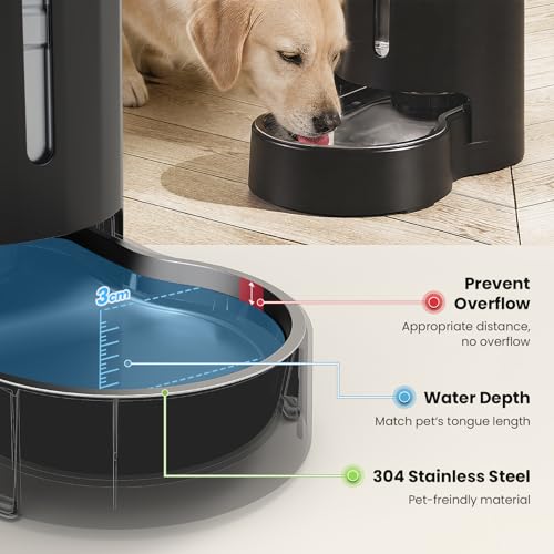 Gravity Dog Water Bowl Dispenser (Black / 8L)