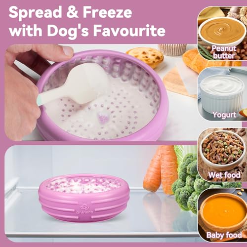Dog Lick Bowl (S / Pastel purple)
