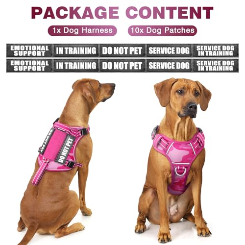 Tactical Dog Harness (X-Large / Pink Camo)